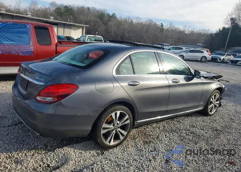 2018 Mercedes-Benz C 300 4Matic from USA, damaged, VIN WDDWF4KB2JR366561